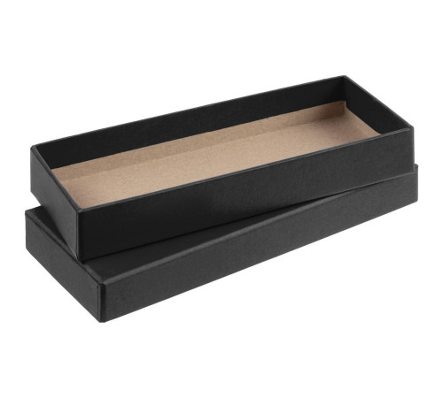 Коробка Notes с ложементом для ручки и флешки, черная