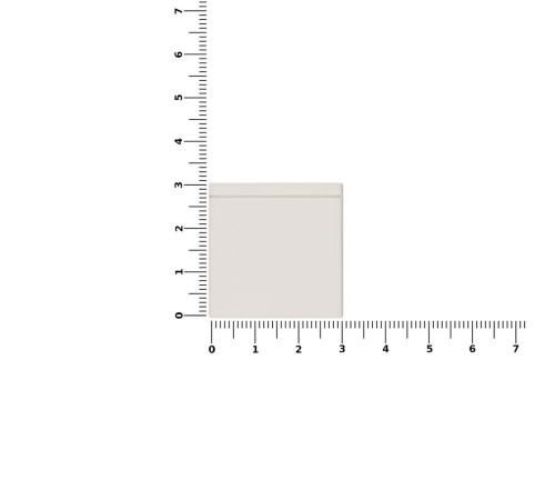 Лейбл из ПВХ Kare, белый