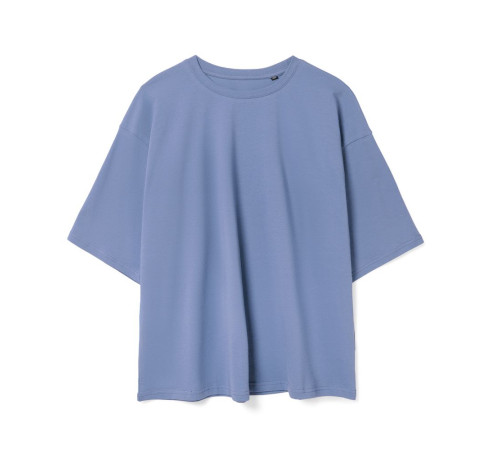 Футболка унисекс оверсайз Street Vibes, синяя (лавандовая)