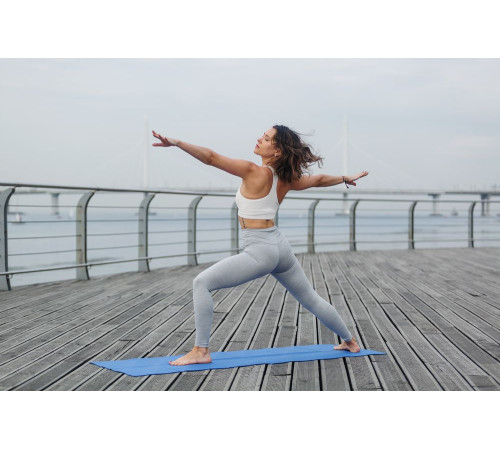 Складной коврик для занятий спортом Flatters, синий