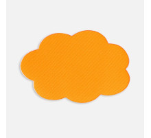 Наклейка тканевая Lunga Calum, L, оранжевый неон