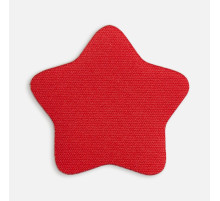 Наклейка тканевая Lunga Bial, M, красная