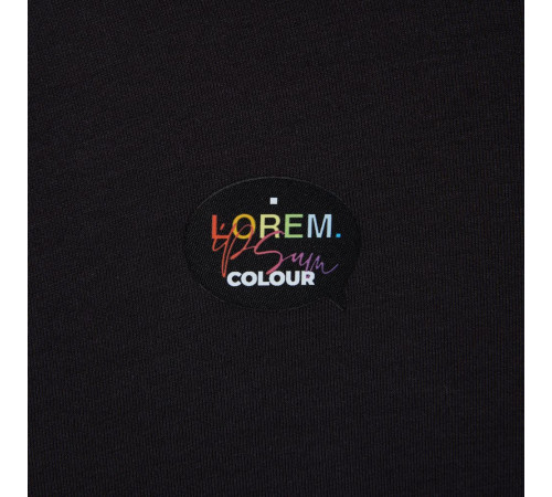 Наклейка тканевая Lunga Bubble, M, черная