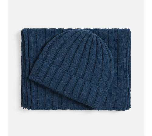 Шарф Metelitsa, синий меланж (джинс)