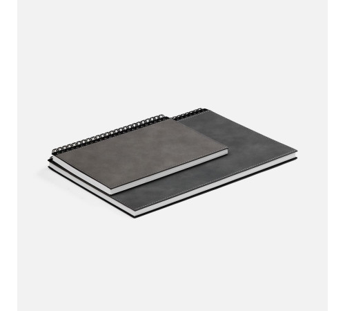 Ежедневник Notera Maxi, недатированный, серый