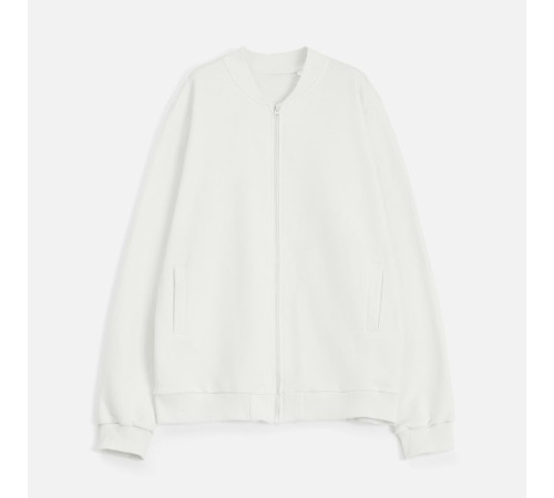 Бомбер унисекс Townie, молочно-белый