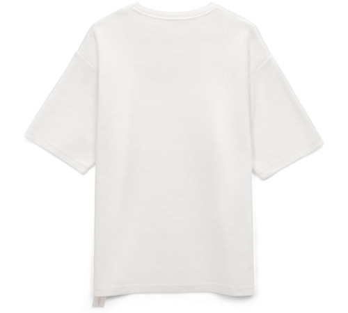 Джемпер с коротким рукавом Siluetti Volumica, молочно-белый