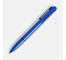 Ручка шариковая Lucenti с подсветкой логотипа, синяя