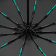 Зонт складной с УФ-защитой Ribstar, черный