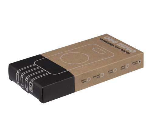 Внешний аккумулятор Omni Pro 10000 мАч, черный