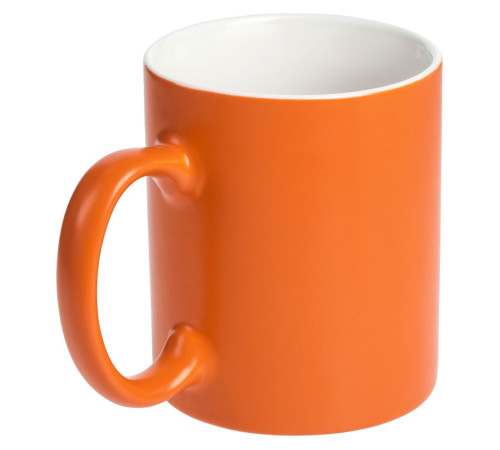 Кружка Promo матовая, оранжевая