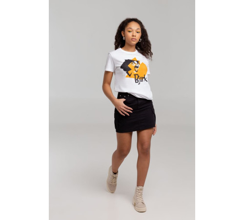 Футболка женская «Меламед. Bjork», белая