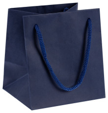 Пакет бумажный под кружку Cupfull, темно-синий