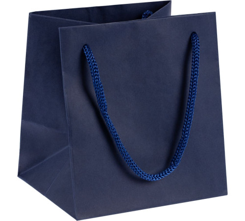 Пакет бумажный под кружку Cupfull, темно-синий