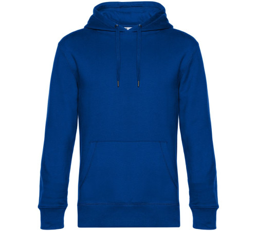 Толстовка с капюшоном унисекс King, ярко-синяя