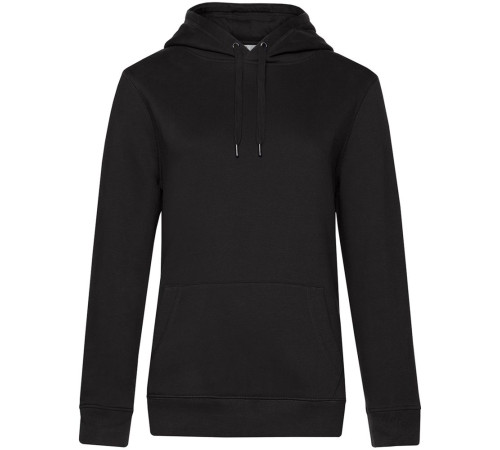 Толстовка с капюшоном женская Queen, черная