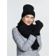 Набор Nordkyn Full Set с шарфом, черный