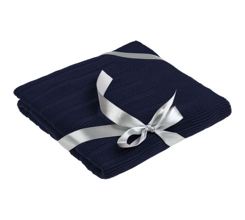 Плед Field, темно-синий