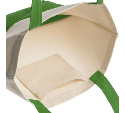 Холщовая сумка Shopaholic, ярко-зеленая