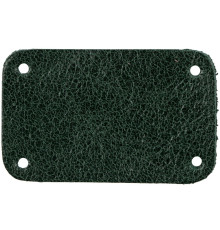 Лейбл кожаный Beta, S, зеленый