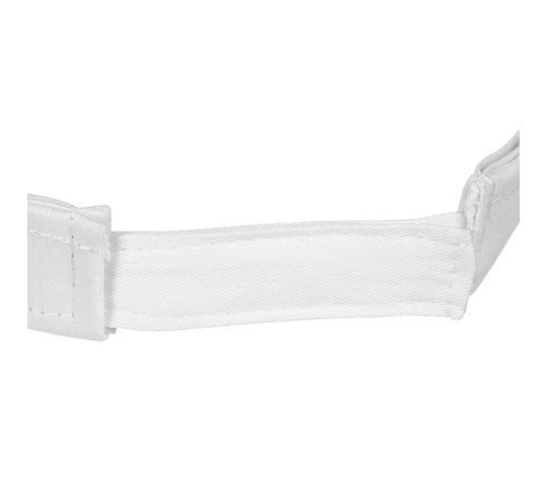 Козырек Active, белый с темно-синим кантом