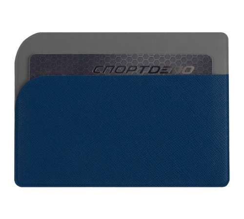 Чехол для карточек Dual, синий