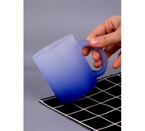 Кружка Grade Fade для сублимационной печати, матовая, синяя