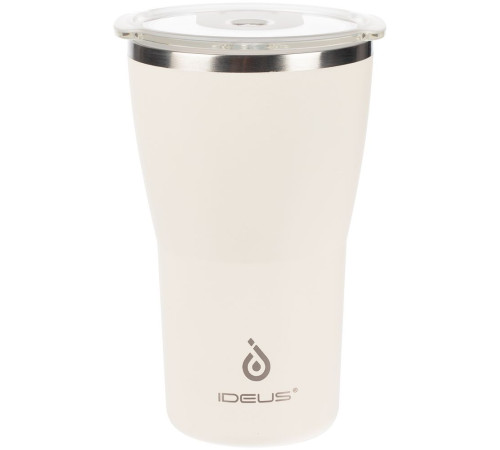 Термостакан Sapporo, белый (молочный)