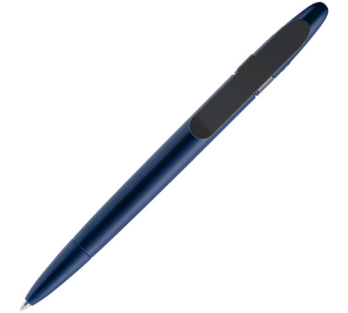 Ручка шариковая Prodir DS5 TSM Metal Clip, синяя с серым