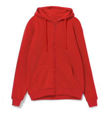 Толстовка на молнии с капюшоном Siverga Heavy 2.0, красная
