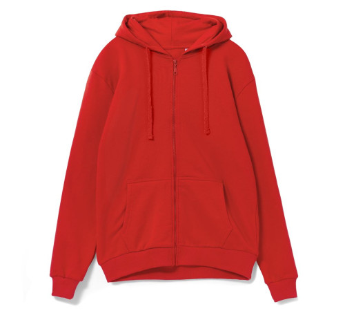 Толстовка на молнии с капюшоном Siverga Heavy 2.0, красная