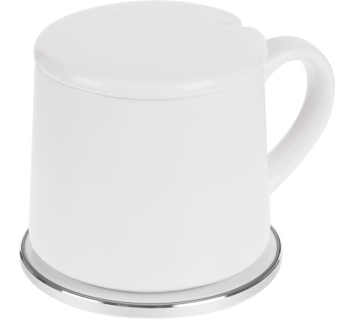 Кружка с подогревом и беспроводной зарядкой Dual Base ver. 2.0 Matt, белая