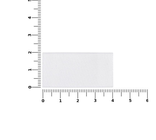 Лейбл тканевый Epsilon, XXS, белый