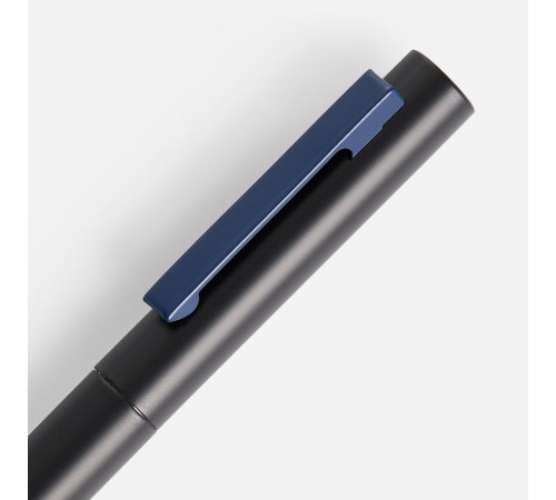 Ручка шариковая Inkolor, черная с темно-синим