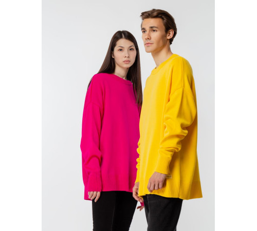 Джемпер оверсайз унисекс Stated в сумке, желтый