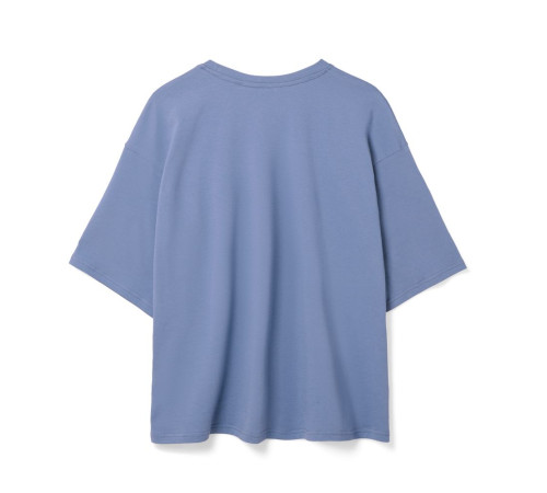 Футболка унисекс оверсайз Street Vibes, синяя (лавандовая)