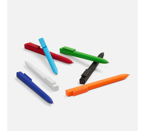 Ручка шариковая Swiper SQ Soft Touch, голубая