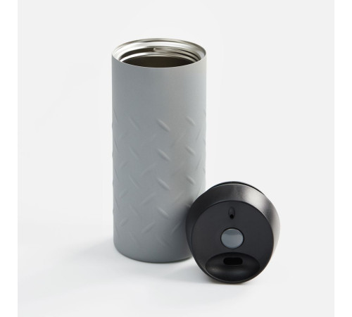 Термостакан Hard Work, серый