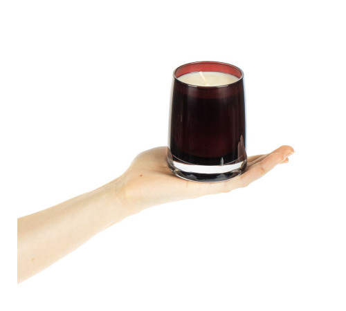 Ароматическая свеча Fragnola, грейпфрут и ветивер, бордовая