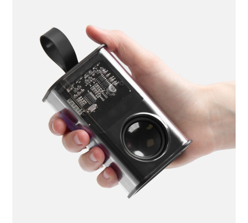 Bluetooth-колонка с подсветкой Groove, серая