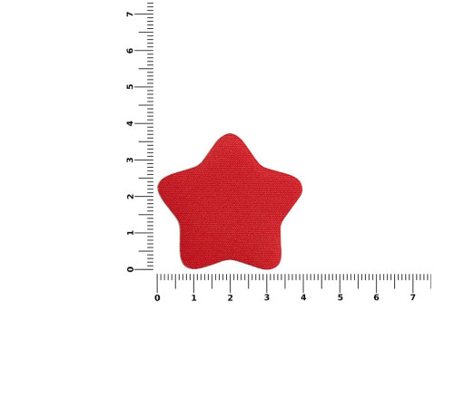 Наклейка тканевая Lunga Bial, M, красная