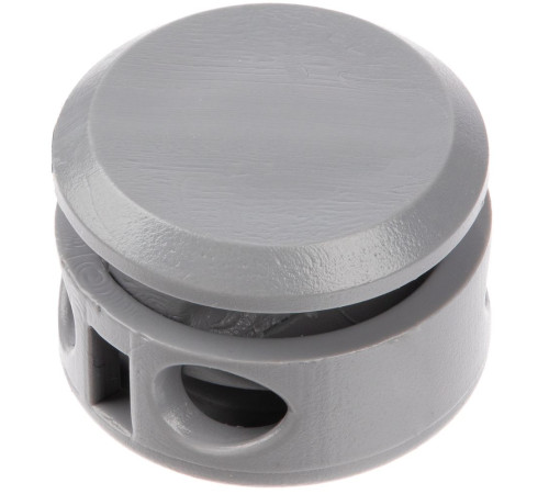 Двойной фиксатор для шнура Brоgy, серый