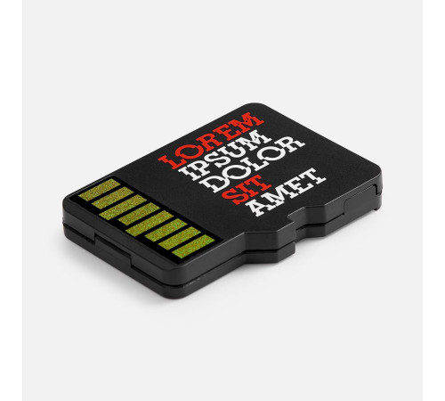 Футляр для карт памяти и SIM-карт Multitask, черный