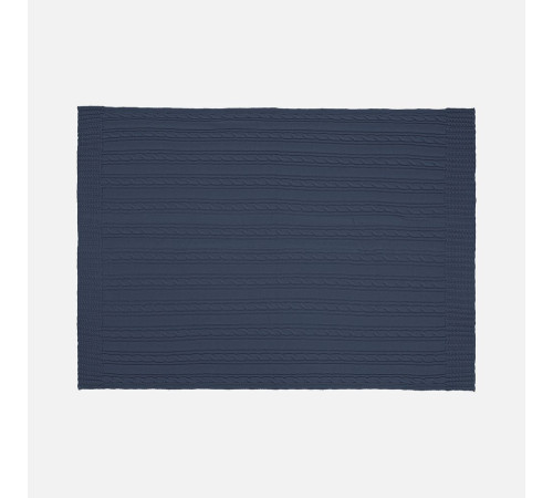 Плед Remitti, серо-синий (сланец)