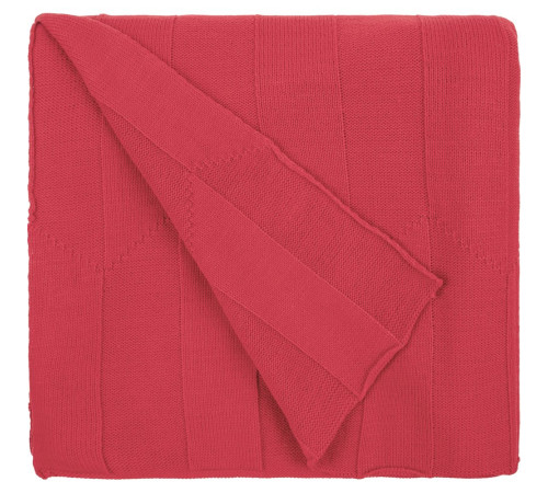 Плед Rombus, темно-розовый (коралл)