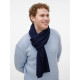 Шарф Nobilis Mono, темно-синий