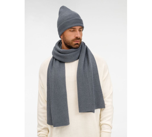 Шапка Nobilis Mono, серая (стальная)