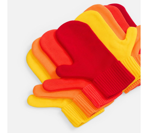 Варежки Yong, ярко-красные (кармин)