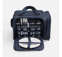 Набор для пикника Campello на 4 персоны, темно-синий