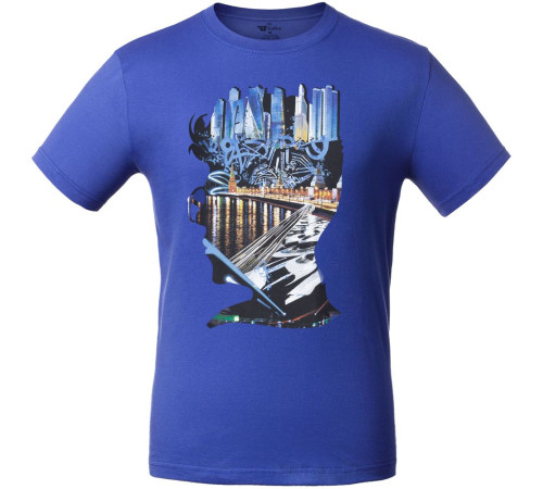 Футболка Moscow Boy, ярко-синяя